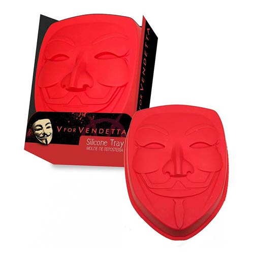 V For Vendetta Mask Silicone Baking Tray